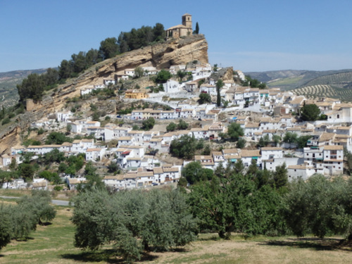 An overview of Montefr&iacute;o as we are departing.